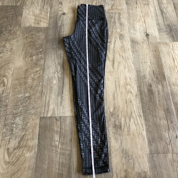 aerie Chill. Play. Move. Rope Braid High Rise Fleece Lined Leggings. - Picture 9 of 9